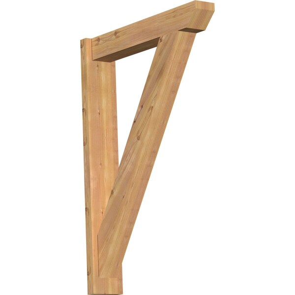 Ekena Millwork Traditional Slat Smooth Outlooker, Western Red Cedar, 5 1/2"W x 28"D x 40"H OUT06X28X40TRA06SWR - main